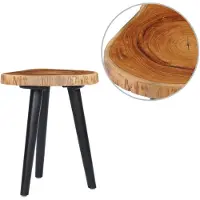 vidaXL Table basse 40 x 45 cm teck massif