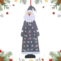 Sonstiges Calendrier de l'Avent Filz, Santa Grau, calendrier de compte à rebours de Noël à suspendre