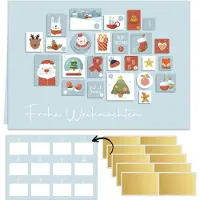 Sonstiges Calendrier de l'Avent "Rubbellos" 2026, format A4, à personnaliser, pour enfants, adultes, couples et familles