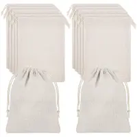 Sonstiges 24 sachets en tissu de 13x18 cm avec cordon de serrage, idéaux pour remplir des calendriers de l'Avent et pour emballer des cadeaux