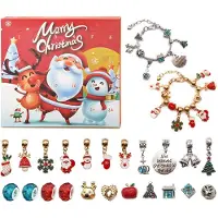 Sonstiges Calendrier de l'Avent de Noël, ensemble de bracelets, 24 jours de création, avec 22 breloques. Modèle 2026