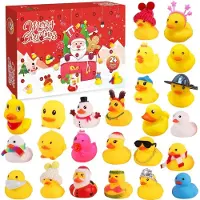 Sonstiges Calendrier de l'Avent Canards 2026 avec 24 canards en caoutchouc pour Noël