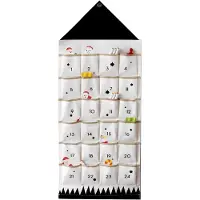 Sonstiges Calendrier de l'Avent en tissu, réutilisable, à remplir. Dimensions : 122 x 50 cm. 24 poches. Conçu pour être suspendu