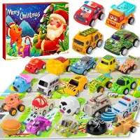 Sonstiges Calendrier de l'Avent automobile 2026 pour enfants, 24 jours de surprises de Noël, jouets pour garçons et filles