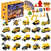 Sonstiges Calendrier de l'Avent 2026 : 24 véhicules en métal et un tapis de jeu pour enfants