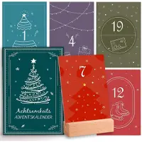 Sonstiges Calendrier de l'Avent pour femmes, avec 24 exercices de pleine conscience. Calendrier de bureau 2026