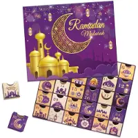 Sonstiges Calendrier de l'Aïd pour le Ramadan : 30 boîtes vides, calendrier de compte à rebours pour l'Aïd Mubarak, boîtes cadeaux à remplir, articles de fête