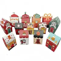 Sonstiges Calendrier de l'Avent à remplir, 24 boîtes cadeaux de Noël à personnaliser, en carton, pour la décoration et le bricolage
