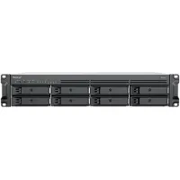 Synology RackStation RS1226RP+, serveur NAS, format rack (2U), processeur AMD Ryzen, modèle V1500B, 4 Go de mémoire, DDR4