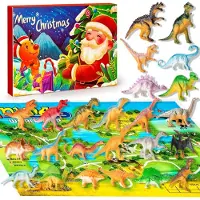 Sonstiges Calendrier de l'Avent dinosaures 2026 pour enfants, 24 jours de jouets pour compter les jours avant Noël