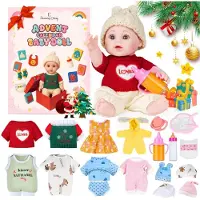 Sonstiges Calendrier de l'Avent Babypuppe 2026 avec accessoires, 30 cm, pour enfants, filles