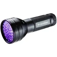 Wozinsky Lampe torche UV WLT-51L IP65 pour la détection de traces - Noire (14.50 cm)