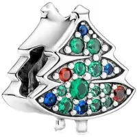 Sonstiges Charm en forme de fleurs de cerisier, pour femmes, compatible avec Pandora, pendentif en forme de sapin de Noël