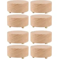 Torribaly Lot de 8 boîtes à musique rondes vierges en résine, figurines artisanales, pour cadeau d'anniversaire
