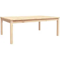 vidaXL Table de jardin 121x82,5x45 cm Pin massif