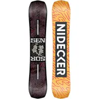 Nidecker - Snowboard all-mountain freestyle - Sensor Women 2026 pour Femme en Bois - Taille 139 cm - Rouge