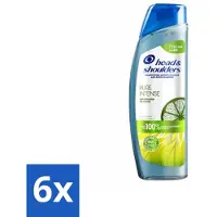 Head & shoulders – Shampooing antipelliculaire – Pure Intense – Régulateur de sébum – 250 ml – Pack économique – 6 pièces