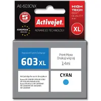ActiveJet Encre AE-603CNX (remplace Epson 603XL T03A24 ; Supreme ; 14 ml ; cyan)