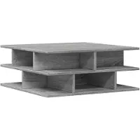 vidaXL Table basse Gris Sonoma 70x70x29 cm Bois composite