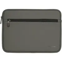 Wozinsky Étui pour ordinateur portable WPL-15 15,6 pouces avec fermeture à glissière métallique - gris (15.60"), Sac pour notebook, Gris