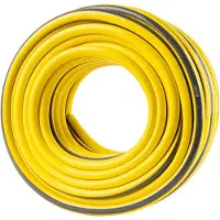 Wovar Tuyau d'arrosage de 25 mètres, jaune et noir, diamètre 1/2 pouce - par unité