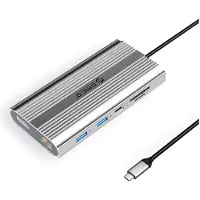 ORICO Station d'accueil XDR 12-en-1 avec ports USB-C, USB-A, 2x HDMI 4K 60Hz et DisplayPort 4K 60Hz
