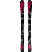 Salomon - Packs (skis + fix) - Skis all-mountain - Qst S + C5 GW JR Black 2027 - Taille Enfant 120 cm - Noir