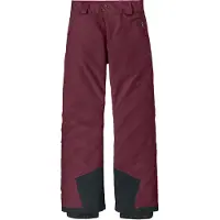 Patagonia - Pantalon de ski imperméable et isolant - K's Powder Town Pants Berry Fig - Taille Enfant 149 - Violet