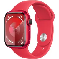 Apple Watch Series 9 41 mm Numérique 352 x 430 pixels Écran tactile 4G Rouge Wifi GPS (satellite)