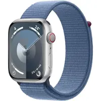 Apple Watch Series 9 45 mm Numérique 396 x 484 pixels Écran tactile 4G Argent Wifi GPS (satellite)