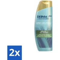 Head & shoulders Shampooing antipelliculaire DermaX Pro – Apaisant – 470 ml - Pack économique - 2 pièces