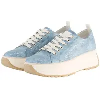 Tom Tailor Chaussures pour femmes , chaussures à lacets, couleur bleue, style décontracté