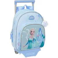 Safta Frozen Sac à dos à roulettes 10 l Bleu Enfants Bleu Taille unique