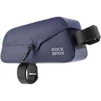 RockBros Sacoche de cadre de vélo étanche 0,9 l avec fermeture magnétique Bleu