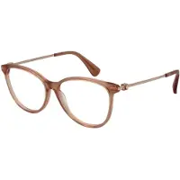 Max mara Lunettes de soleil femme - - Ronde - Beige/Autre - Synthétique - Style décontracté - Pont 14 mm - Bras 140 mm