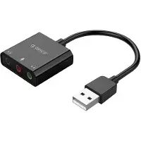 ORICO Carte son externe SKT3 USB-A – Noir (USB 2.0), Carte son, Noir