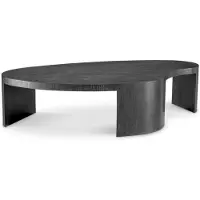 Casa Padrino Table basse de luxe gris noir 150 x 86 x H. 35 cm - Table de salon de luxe - Meubles de salon - Meubles d'hôtel - Qualité de luxe