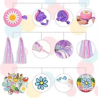OEM Support pour vélo pour enfants - Fabriqué à la main - Augmente le plaisir du vélo - Avec accessoires inclus - 24 x 15 x 13 cm - Coloris arc-en-ciel