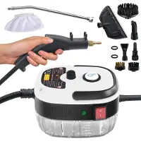 StarTech.com Nettoyeur vapeur - TC-SC-002. Nettoyeur à vapeur - 2401–2600 W - Vapeur ≥105 °C - Temps de chauffe : 15 secondes - Tuyau vapeur de 2 mètres - Prise EU 220V - Blanc. PRO