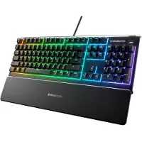 SteelSeries Apex 3 - Clavier gaming - Éclairage RGB à 10 zones - Système magnétique premium