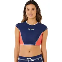 Rip Curl Surf Tide Crop Rv Bikini Top Bleu M Femme