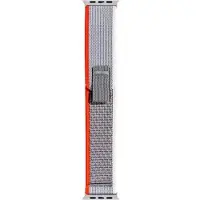 BigBen Interactive Bracelet Apple Watch 42-44-45-49mm Trail 155 à 210mm Gris et Rouge Bigben