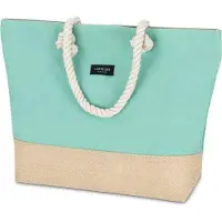 OEM Grands sacs de plage pour femmes - XXL - Sacs de plage pas chers avec fermeture éclair - Grands sacs de plage pour toute la famille - Motifs marins - Petite poche zippée dans le grand compartiment