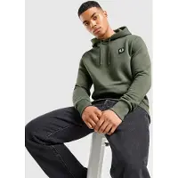 Fred perry Pique Badge Hoodie - Vert, Vert