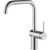 Kwc Livello 1E, Robinetterie d'évier, acier inoxydable, haute pression