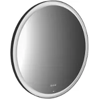 Emco round black miroir lumineux, diamètre 600mm, avec éclairage LED, noir, 441324806