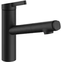 Kwc Robinetterie FIT 2 NOIR MAT avec bec pivotant / Robinet de cuisine / Mitigeur