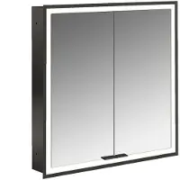 Emco prime Armoire de toilette avec éclairage, 600 mm, 2 portes, modèle encastré, 949713571