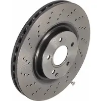 Brembo Disque de frein 09A44821 avant, ventilé, à haute teneur en carbone, 1 pièce