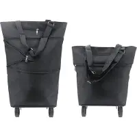 OEM Sac de supermarché pliable, sac de courses recyclable, sac de courses léger à roulettes, chariot de courses à roulettes